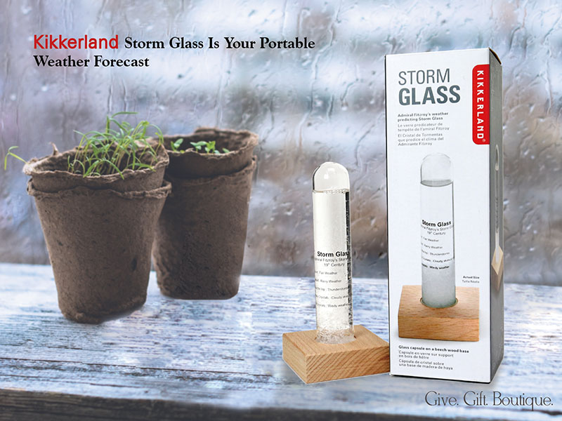 Kikkerland Storm Glass Is Your Portable Weather Forecast